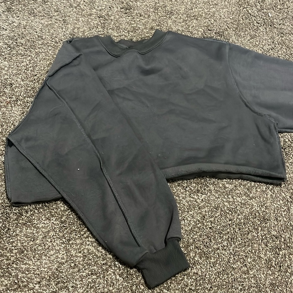 Grey crew neck